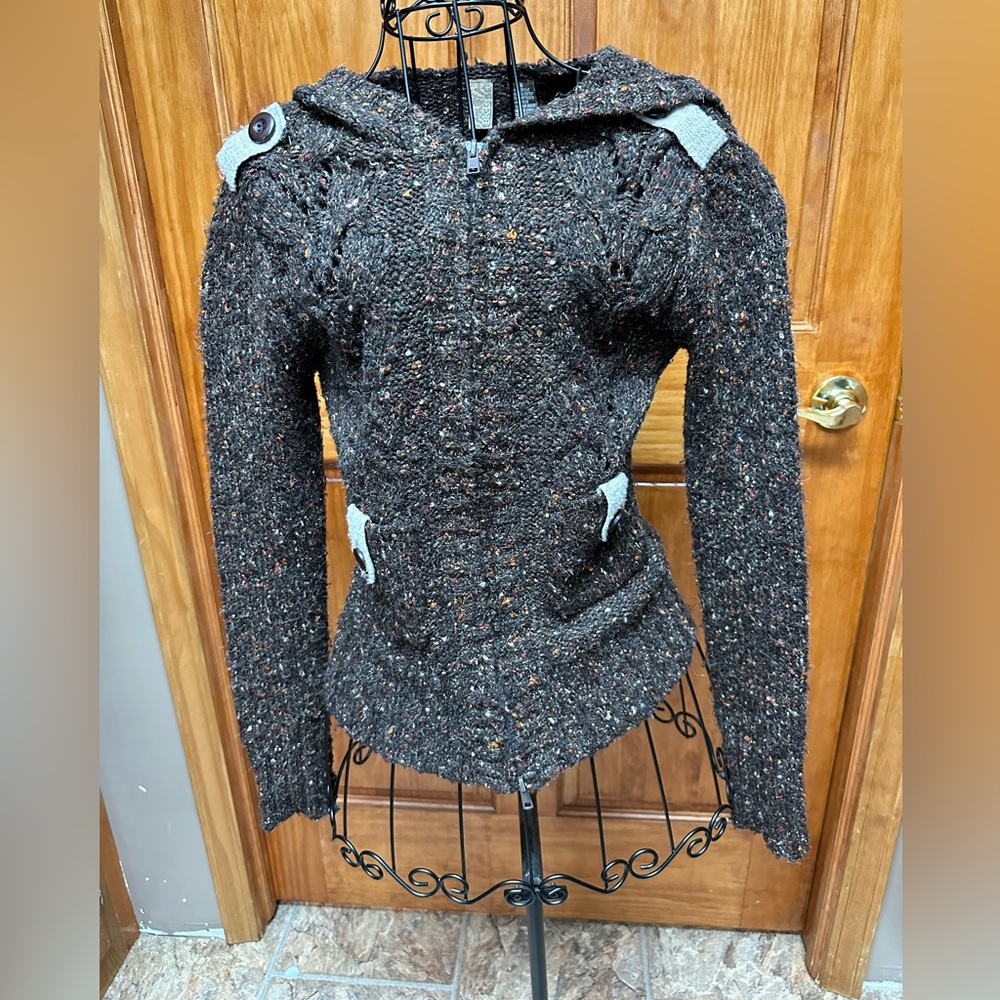 Bke Knit Cardigan zip up